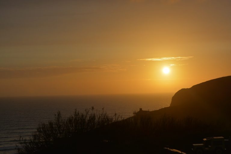 Sonnenuntergang Newquay Cornwall