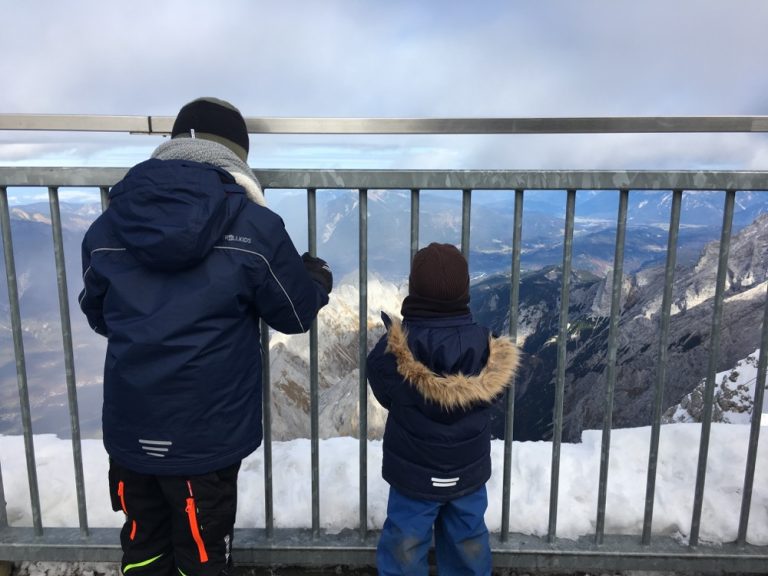 Am Gipfel der Zugspitze