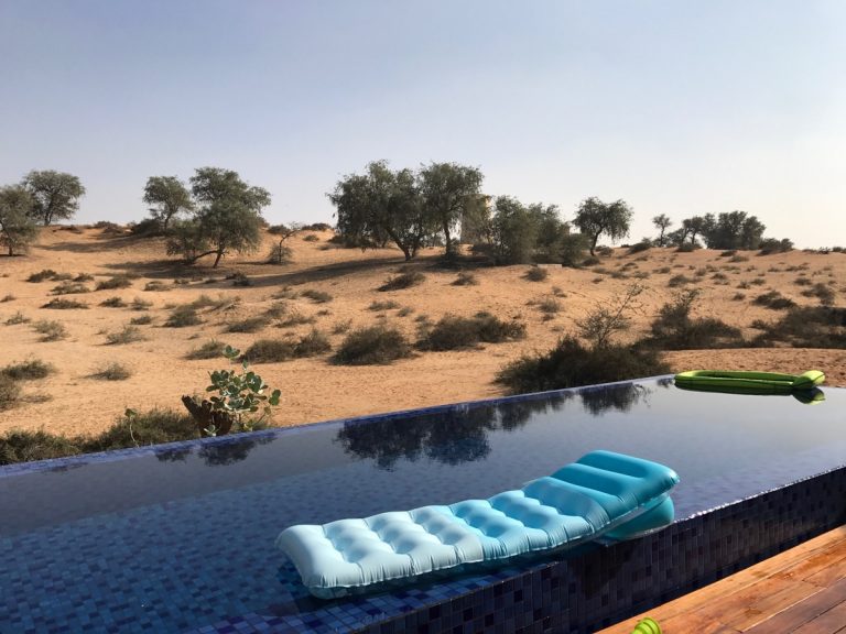 Privatpool, al Khaimah tented pool villa, al Wadi desert
