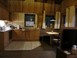 Küche und Essbereich, Luxuslodge, Chaletresort La Posch